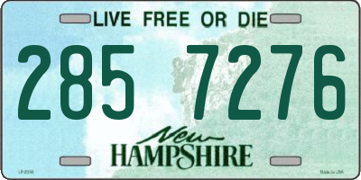 NH license plate 2857276
