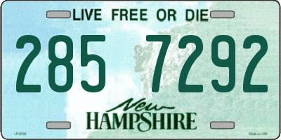 NH license plate 2857292