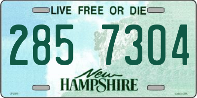NH license plate 2857304