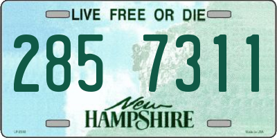 NH license plate 2857311