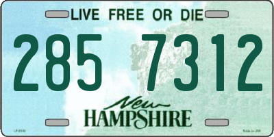 NH license plate 2857312