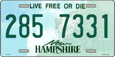 NH license plate 2857331