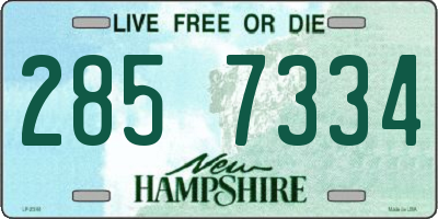 NH license plate 2857334
