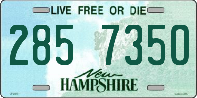 NH license plate 2857350
