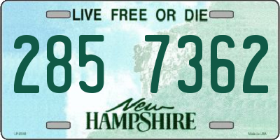 NH license plate 2857362