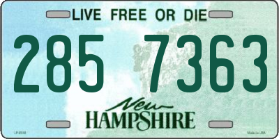 NH license plate 2857363