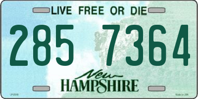NH license plate 2857364