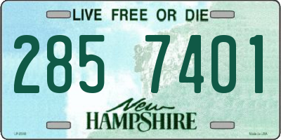 NH license plate 2857401