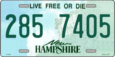 NH license plate 2857405