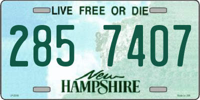 NH license plate 2857407