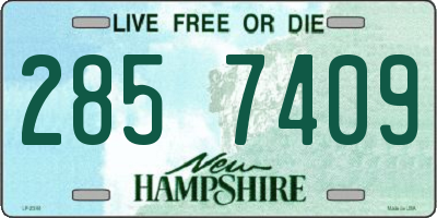 NH license plate 2857409