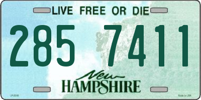 NH license plate 2857411