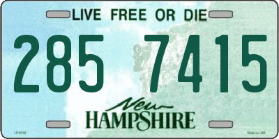 NH license plate 2857415