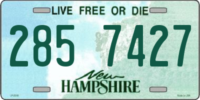 NH license plate 2857427