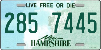 NH license plate 2857445