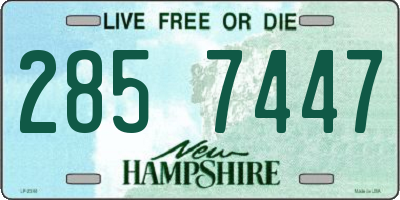NH license plate 2857447