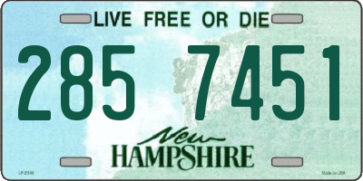 NH license plate 2857451