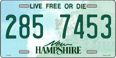 NH license plate 2857453