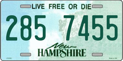 NH license plate 2857455