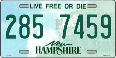 NH license plate 2857459