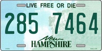 NH license plate 2857464