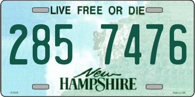 NH license plate 2857476
