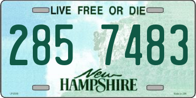 NH license plate 2857483