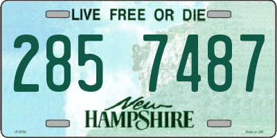 NH license plate 2857487