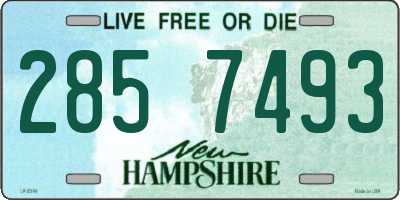 NH license plate 2857493
