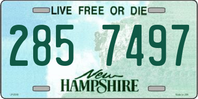 NH license plate 2857497