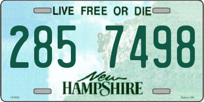 NH license plate 2857498