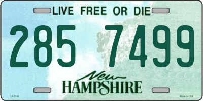 NH license plate 2857499