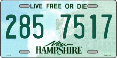 NH license plate 2857517