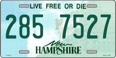 NH license plate 2857527