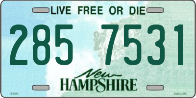 NH license plate 2857531