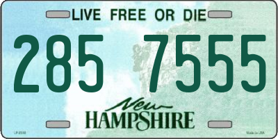 NH license plate 2857555