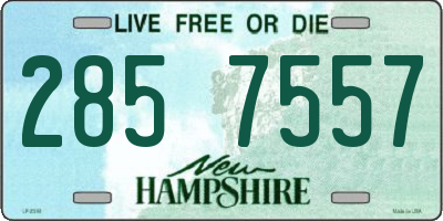 NH license plate 2857557