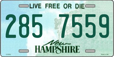 NH license plate 2857559