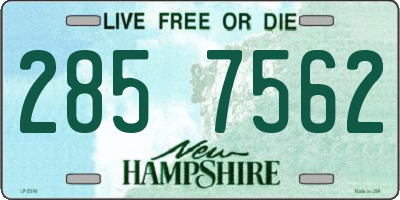 NH license plate 2857562