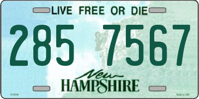 NH license plate 2857567