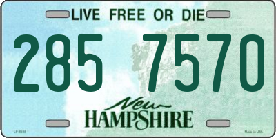 NH license plate 2857570