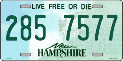 NH license plate 2857577