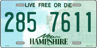 NH license plate 2857611