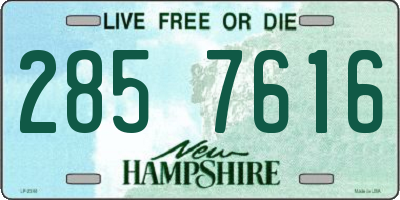 NH license plate 2857616