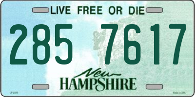 NH license plate 2857617