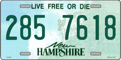 NH license plate 2857618