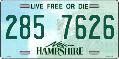 NH license plate 2857626