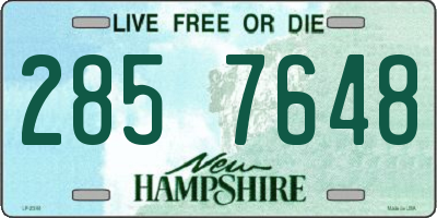 NH license plate 2857648