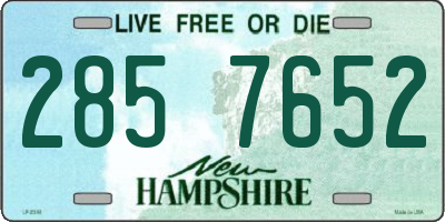 NH license plate 2857652