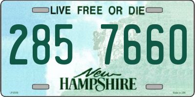 NH license plate 2857660
